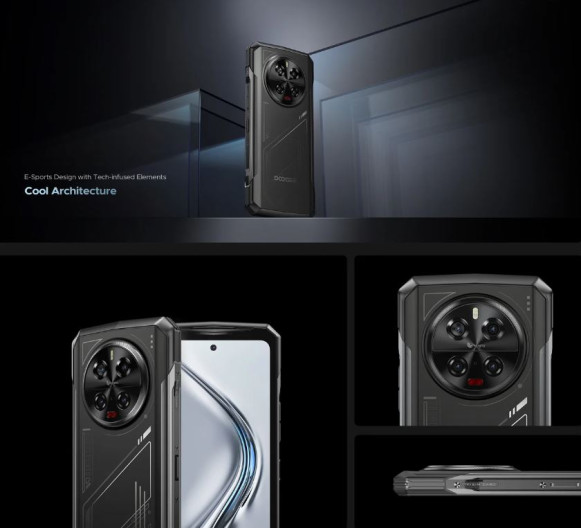 Смартфон Doogee V40 5G 12/512Gb Midnight Silver